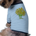 Custom Cartoon Flowers Hugging Each Other pet clothing