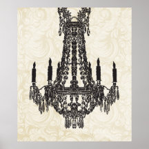 Custom Chandelier Poster