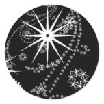 Custom Christmas Card Seals stickers