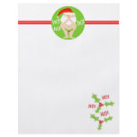 Custom Christmas Funny Santa  Stationary flyers