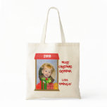 Custom Christmas Photo Holiday Bag