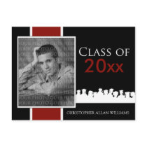 Custom Class of [YEAR] Graduation Announcement Post Card