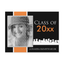 Custom Class of [YEAR] Graduation Announcement Post Cards