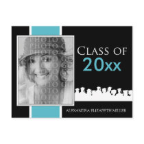 Custom Class of [YEAR] Graduation Announcement Postcard