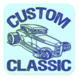 Custom Classic Square Sticker