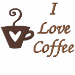 Custom Coffee Shop Embroidered T-Shirt embroidered shirts