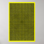 Custom Colour Radial Multiplication Table posters