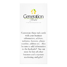 Custom corporate business Advertisement Rack cards