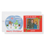 Custom Couple's Christmas Photo Card photo cards