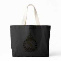 Custom Crown Monogram - S Tote Bag