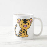 Custom Cute Baby Tiger Sitting Down Mugs
