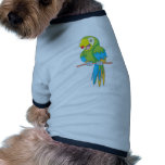 Custom Cute Parrot Cartoon pet clothing