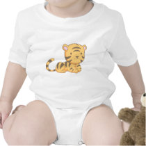 Custom Cute Smiling Cartoon Baby Tiger Cub