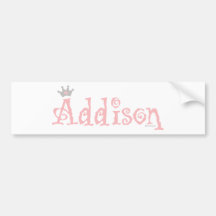 Custom Design - Addison Bumper Stickers