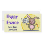 Custom Easter Bunny Photo Card