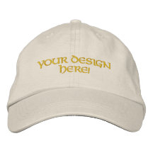 Custom Embroidered Hat Design