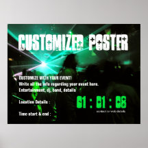 Custom EVENT Party Poster