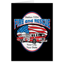 Custom Fire and Rescue Card