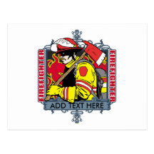 Custom Firefirefighter Postcards