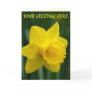 Custom Flower Card Personalised Daffodil Cards