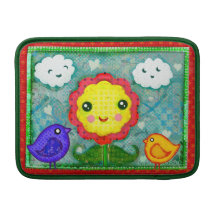 Custom Flower MacBook Air Sleeve Case