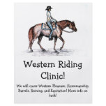 Custom Flyer for Barn or Horse Event or Sale