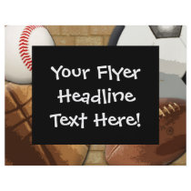Custom Flyer, Sports Theme