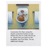 Custom flyers for cat rescues sitters groomers