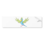 Custom Flying Parrot bumper stickers