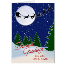 Custom-from Your City, State Seasons Greetings Cards