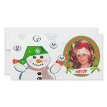 Custom Funny Children's Christmas Photo Card