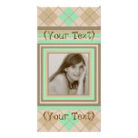 Custom General / Family Argyle Style Photo Card photo cards
