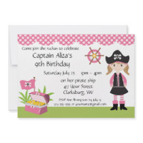 Custom Girl Pirate Birthday Party