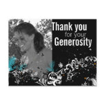 Custom graduation thank you card postcards
