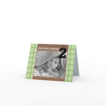 Custom Green Birthday Party Invitation Card