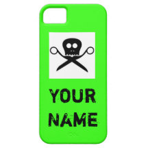 Custom Green Iphone Case Hair Stylist