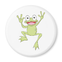 Custom Green Jumping Frog