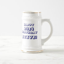 Custom Happy 21st Birthday Beer Stein Coffee Mugs