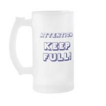 Custom Happy 21st Birthday Frosted Beer Mug