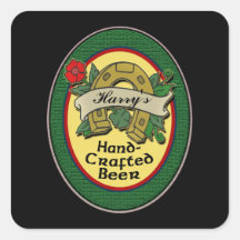 Custom Homemade Beer Labels Sticker