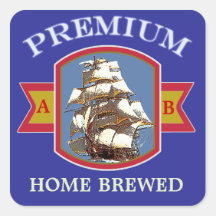 Custom Homemade Beer or Wine Labels Sticker