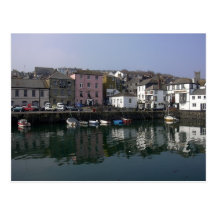 Custom House Quay, Falmouth Postcard
