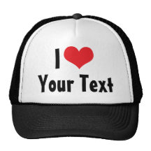 Custom I Love Hat