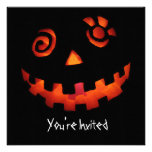 CUSTOM INVITES - Spiral Eye Pumpkin Jack-O-Lantern