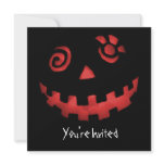 CUSTOM INVITES - Spiral Eye Pumpkin Jack-O-Lantern