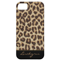 Custom iPhone 5 Leopard Print Case iPhone 5 Cover