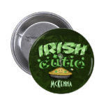 Custom Irish St. Patrick's Day Cutie Pie Button buttons
