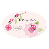 Custom Ladybug Wine Label