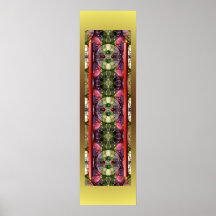 Custom Large Red Abstract Poster