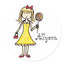 Custom Lollipop stickers